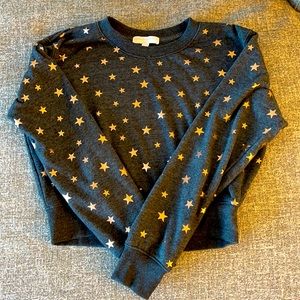 Ladies med spiritual gangster crop sweatshirt